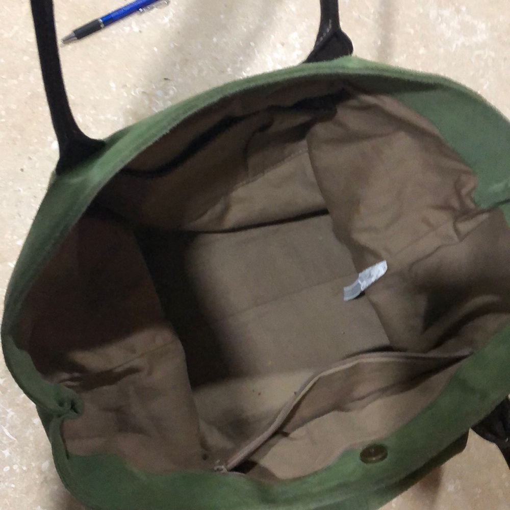 Eddie Bauer green and brown tote - Picture 5 of 6